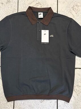 New Nike Life Heavyweight Polo Old Money Style Men’s Size Medium HV0884-060